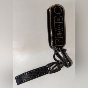 Black Car Key Fob Cover Case fit for 3 6 8 Miata MX-5 CX-3 CX-5 CX-7 CX-9, NWOT